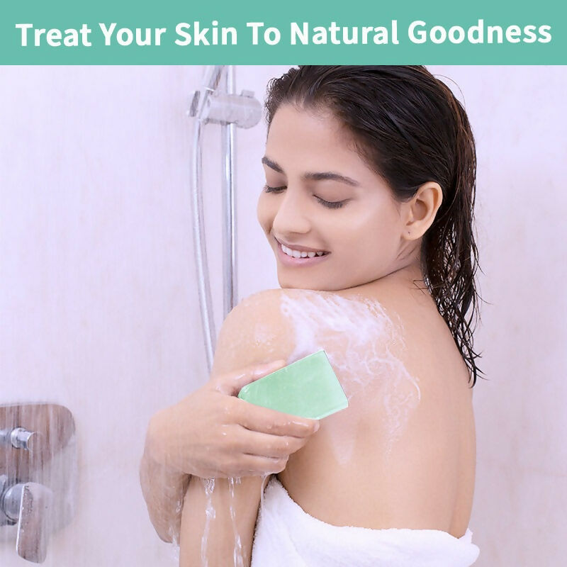 Nykaa Naturals Tea Tree & Aloe Vera Moisturising Bathing Soap | Grocsy