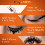 NY Bae Wink Easy Magnetic Eye Lashes| Korean Beauty Combo | Grocsy