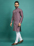 Mens Onion Color Kurta Pajama for Party Wear by Infinity Export | Grocsy