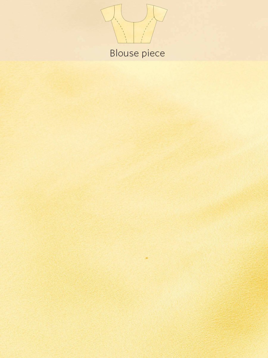 Ahalyaa Women's Traditional wear Saree - Yellow | Grocsy