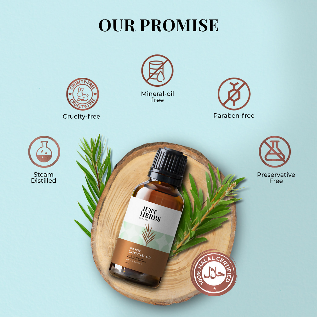 Just Herbs Tea Tree Essential Oil | Grocsy