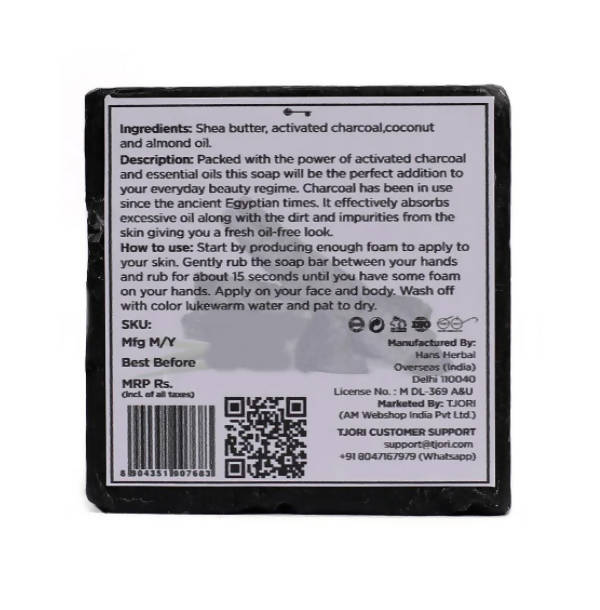 Tjori Purifying Charcoal Bar | Grocsy