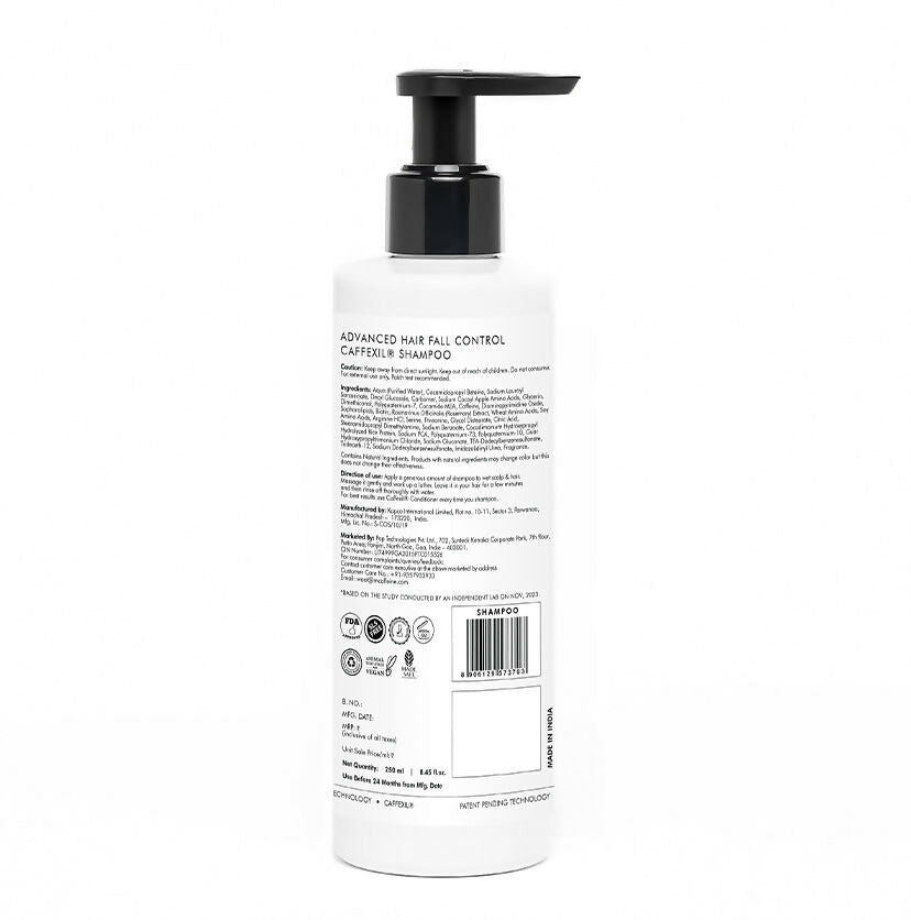 mCaffeine Advanced Hair Fall Control Caffexil Shampoo with Rosemary | Grocsy