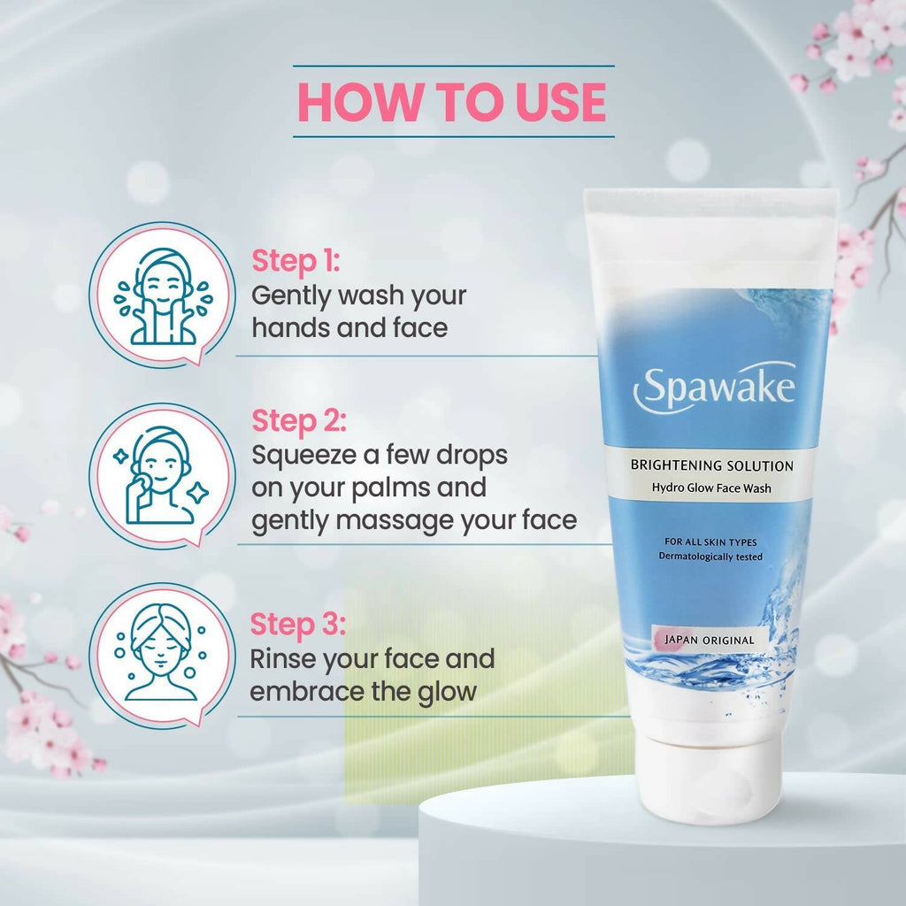 Spawake Brightening Solution Hydro Glow Face Wash | Grocsy