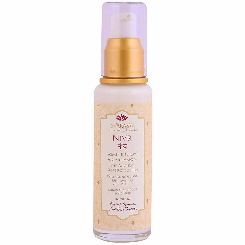 Svarasya Nivr Natural Sun Protection Sunscreen SPF 21 | Grocsy