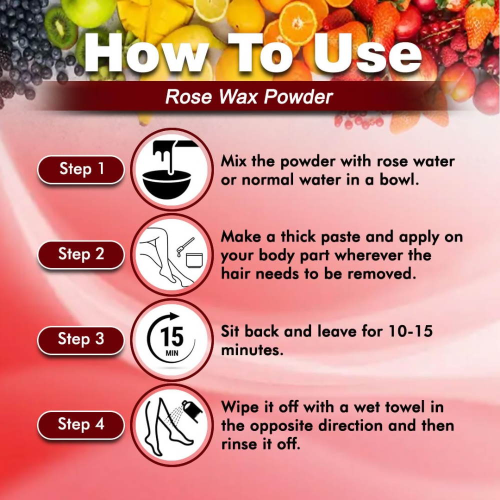 VedicAyurveda Herbal Wax Powder - Mix Fruits | Grocsy