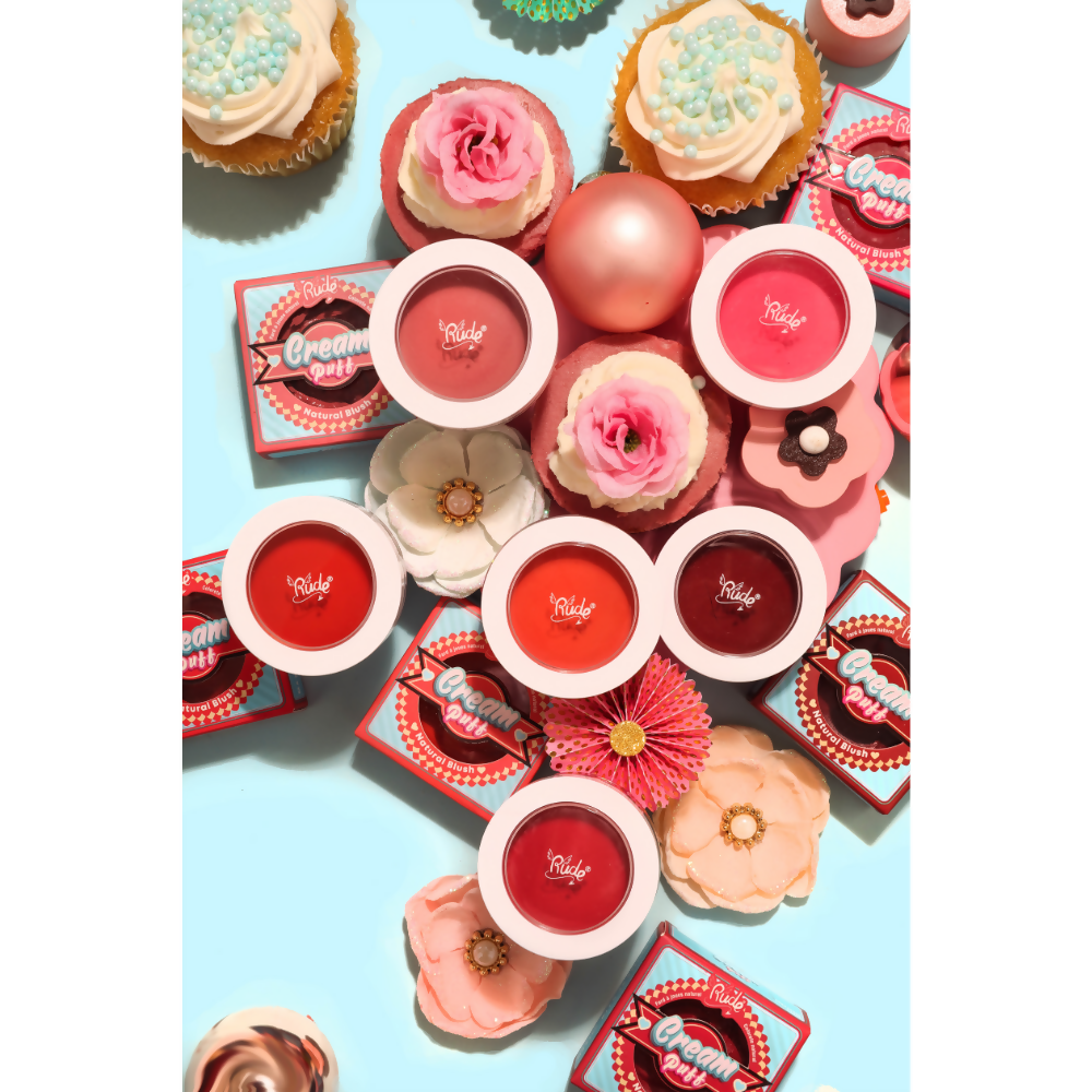 Rude Cosmetics Cream Puff Natural Blush - Creamsicle | Grocsy