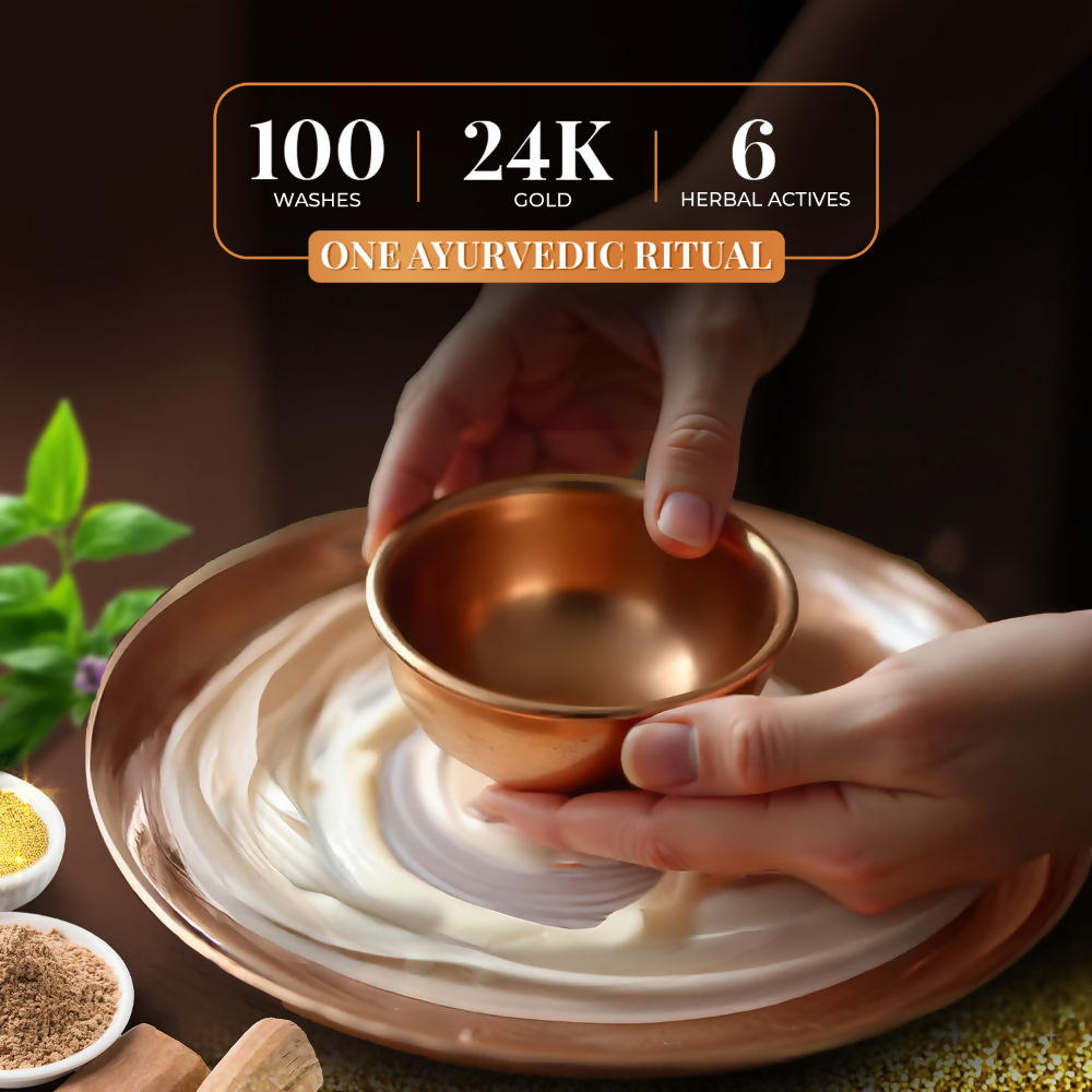 Just Herbs Pure Ghee & 24K Gold Deep Nourishing Body Butter | Grocsy