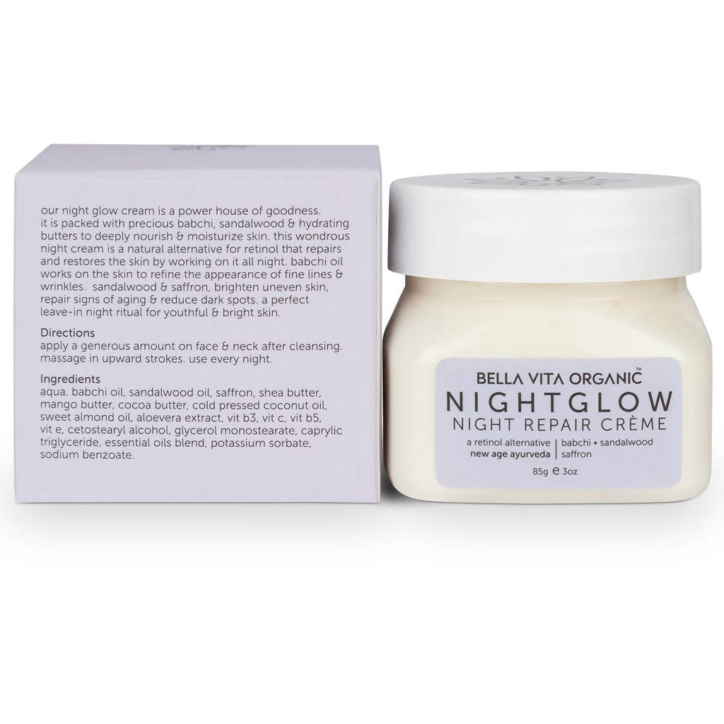 Bella Vita Organic Night Glow Night Repair Creme | Grocsy