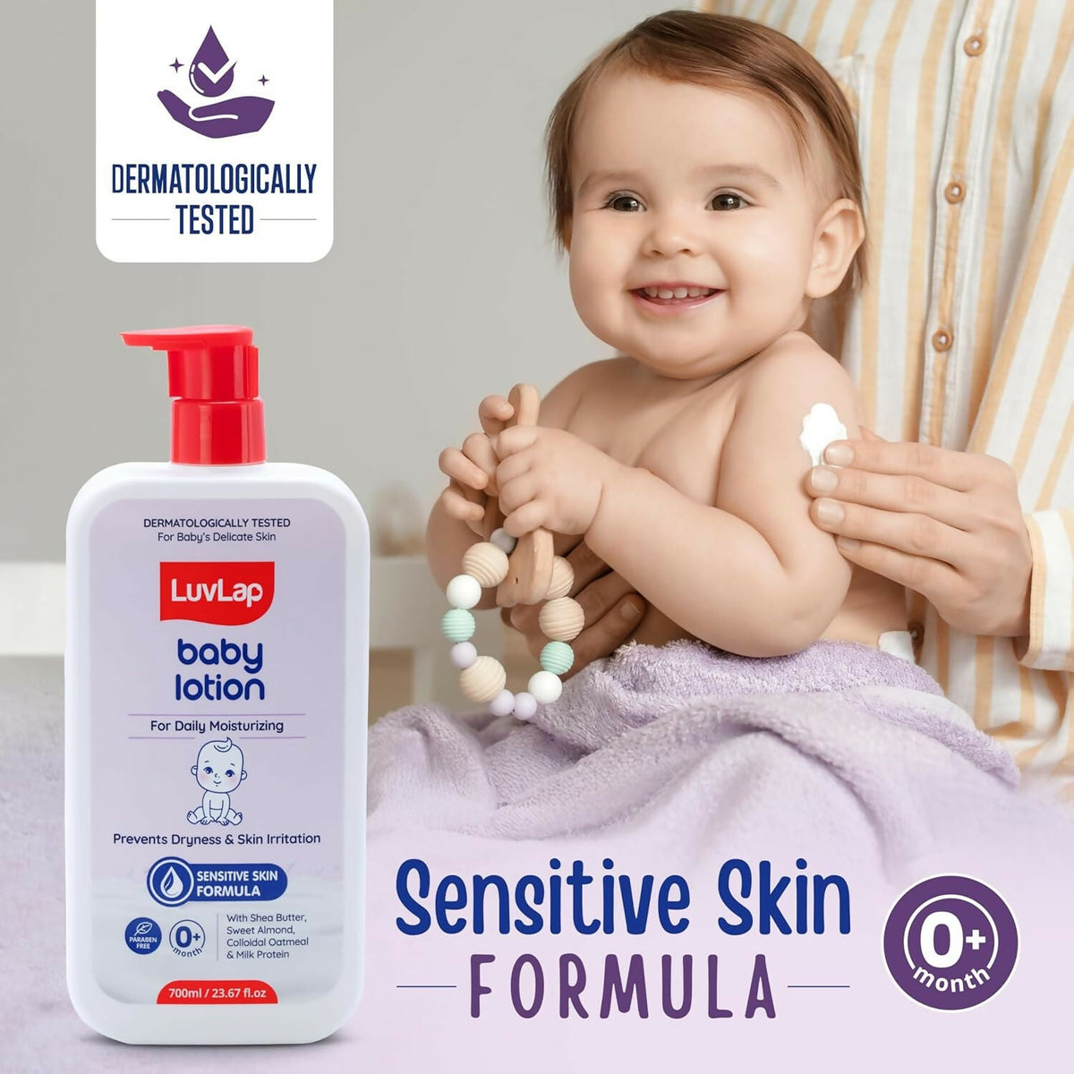 LuvLap Baby Wash + Baby Lotion Combo Set | Grocsy