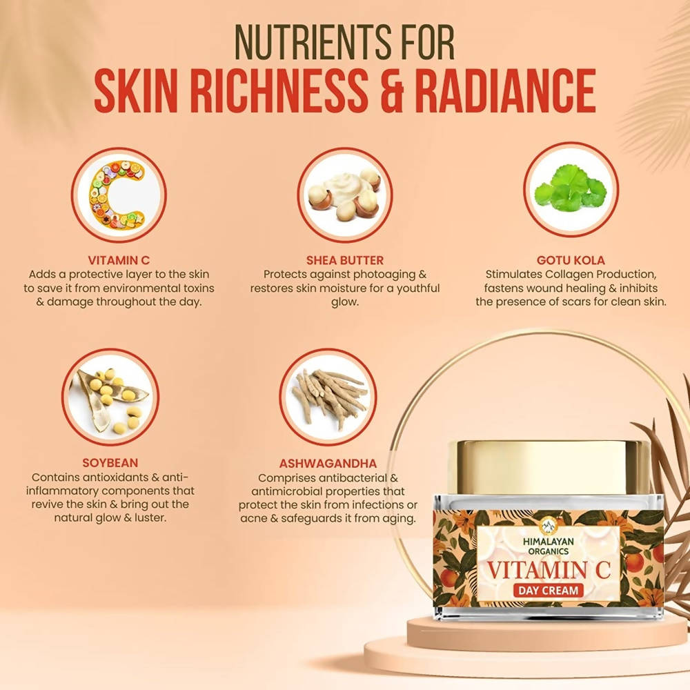 Himalayan Organics Vitamin C Day Cream | Grocsy