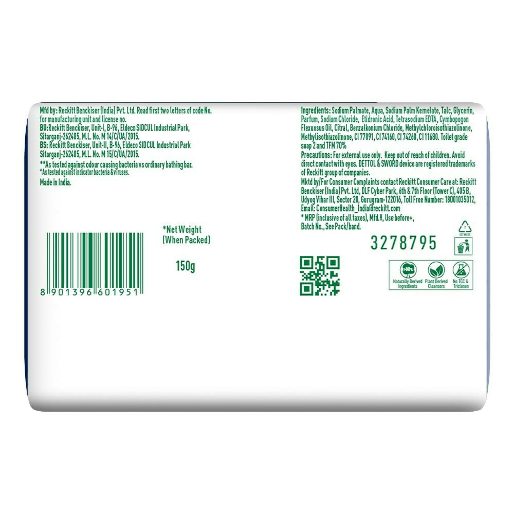 Dettol Cologne Fresh Bathing Soap Bar | Grocsy