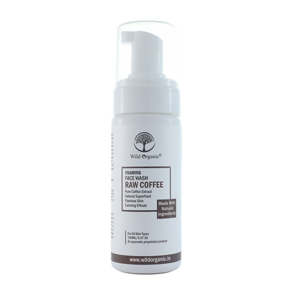 Wild Organic Faoming Face Wash Raw Coffee | Grocsy