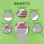 Botanical Luxuriate Lice and Nit's Removal Comb - Red | Grocsy