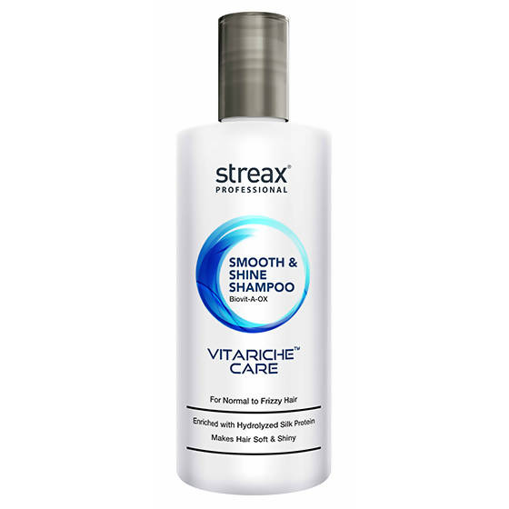 Streax Professional Vitariche Care Smooth & Shine Shampoo | Grocsy