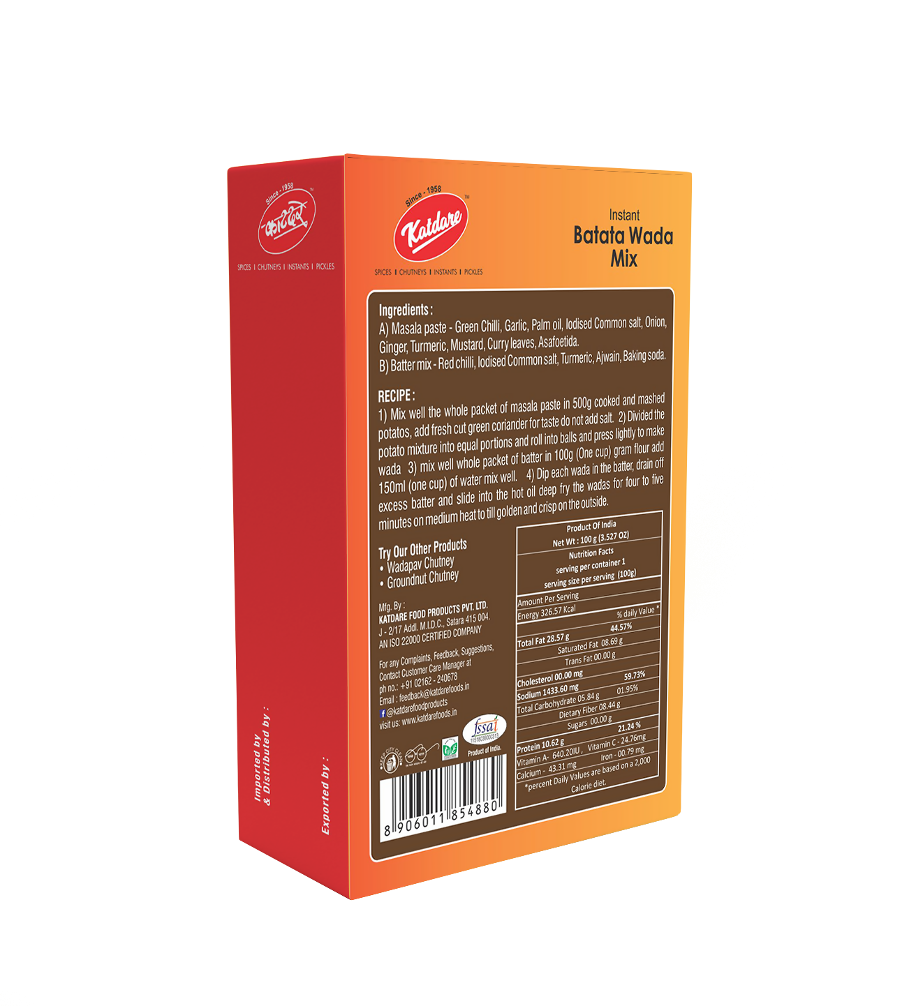 Katdare Foods Instant Batata Wada Mix | Grocsy