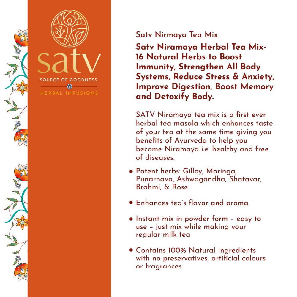 Satv Niramaya Herbal Tea Mix | Grocsy