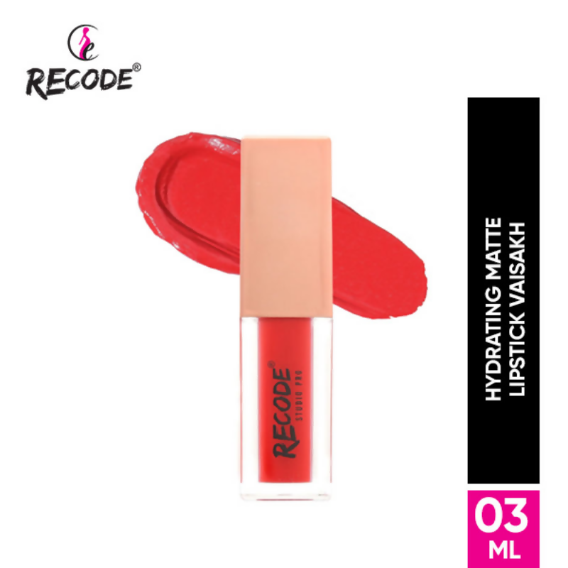 Recode Hydrating Matte Liquid Lipstick - 14 Vaisakh | Grocsy