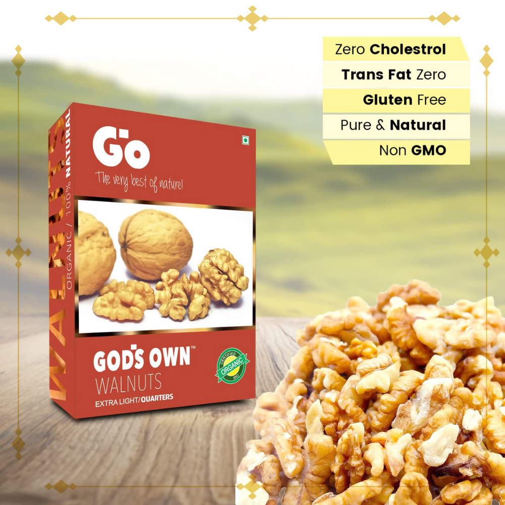 Go Organic Light Quarters & Extra Light Quarters Walnuts | Grocsy