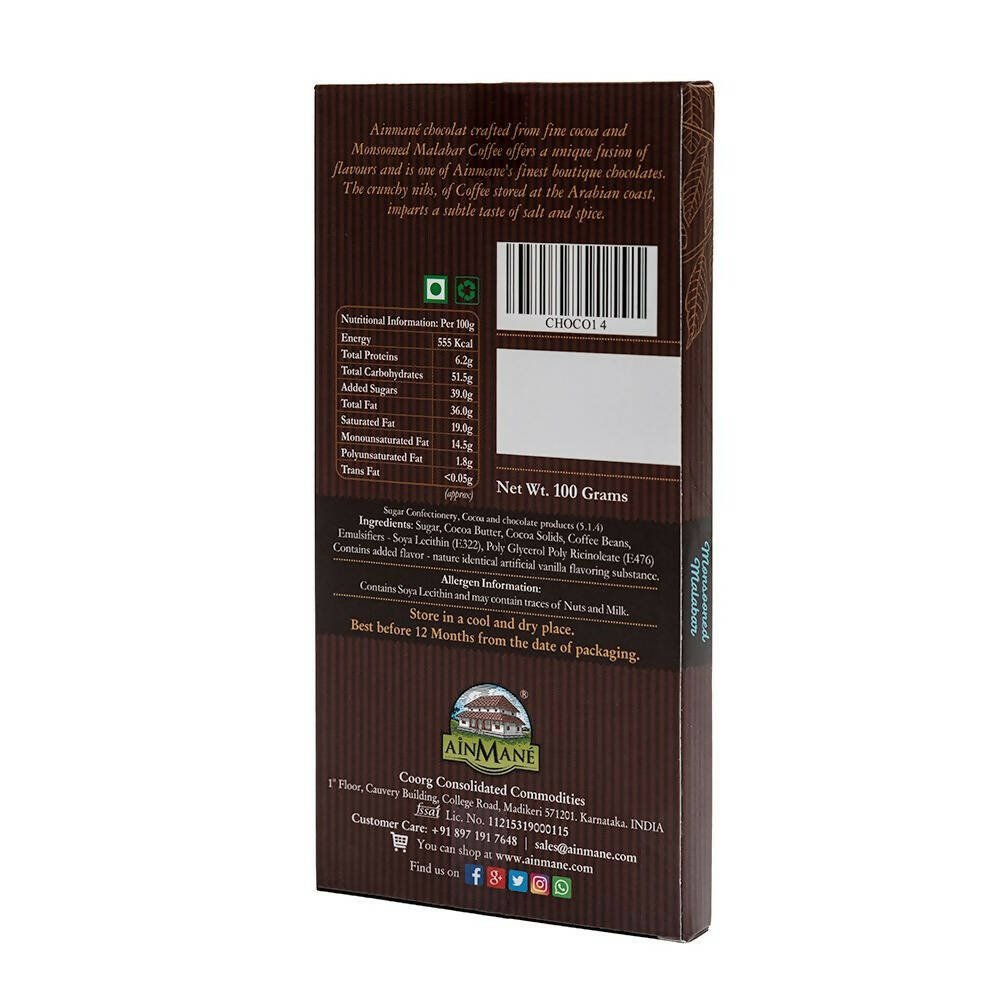Ainmane Dark Chocolate 55% Cocoa | Grocsy