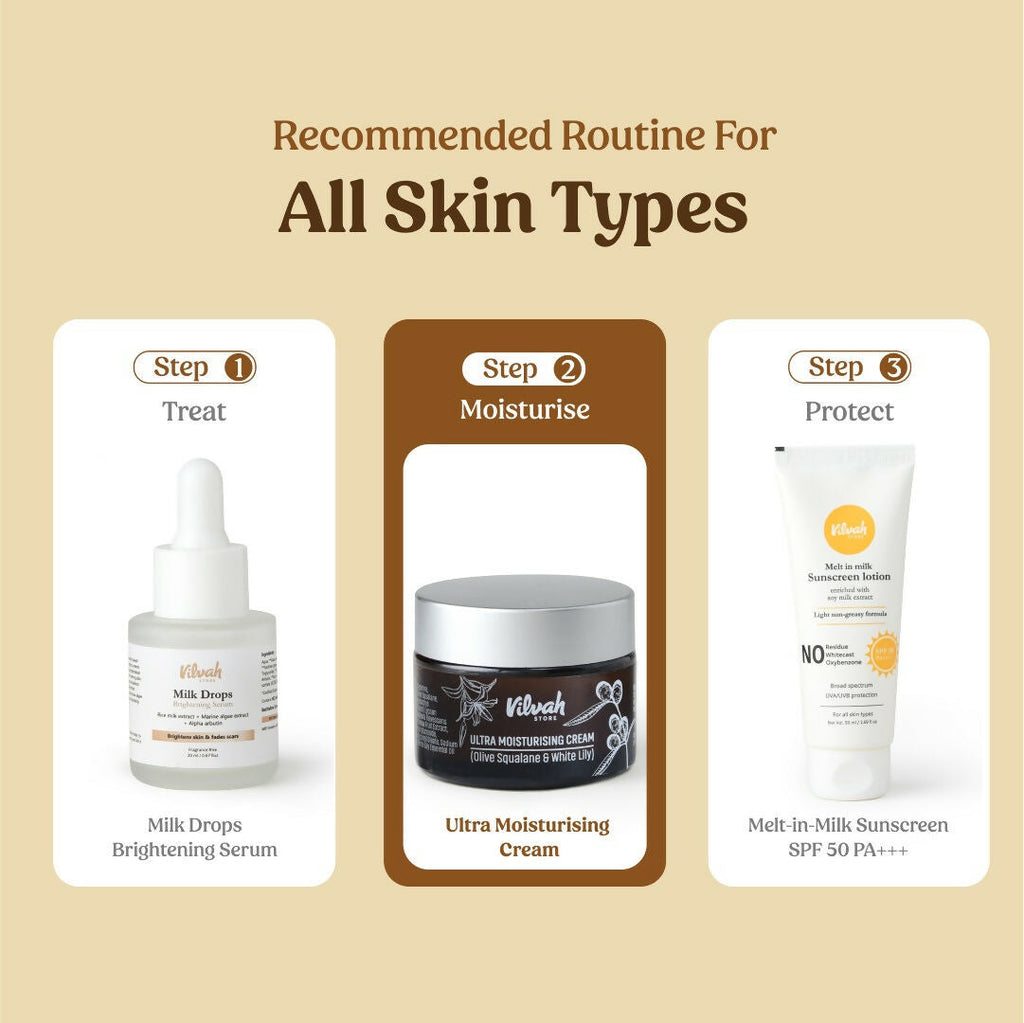 Vilvah Store Ultra Moisturising Cream (Fine lines & Wrinkles) | Grocsy
