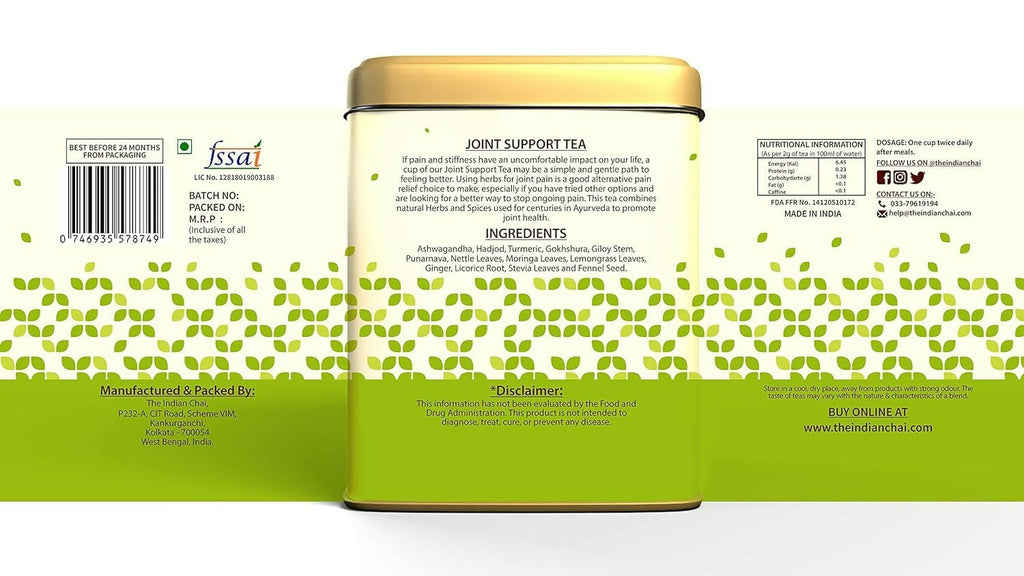 The Indian Chai - Joint Support Tea | Grocsy