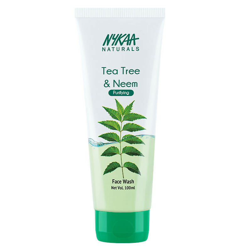 Nykaa Naturals Tea Tree & Neem Purifying Face Wash for Acne | Grocsy
