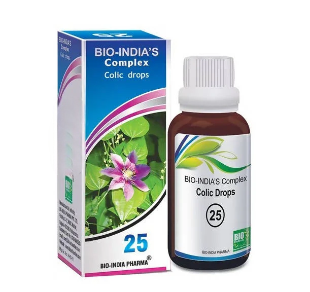 Bio India Homeopathy Complex 25 Colic Drops | Grocsy