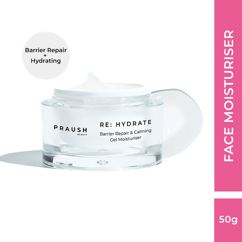 Praush Beauty RE: Hydrate Barrier Repair & Calming Gel Moisturiser | Grocsy