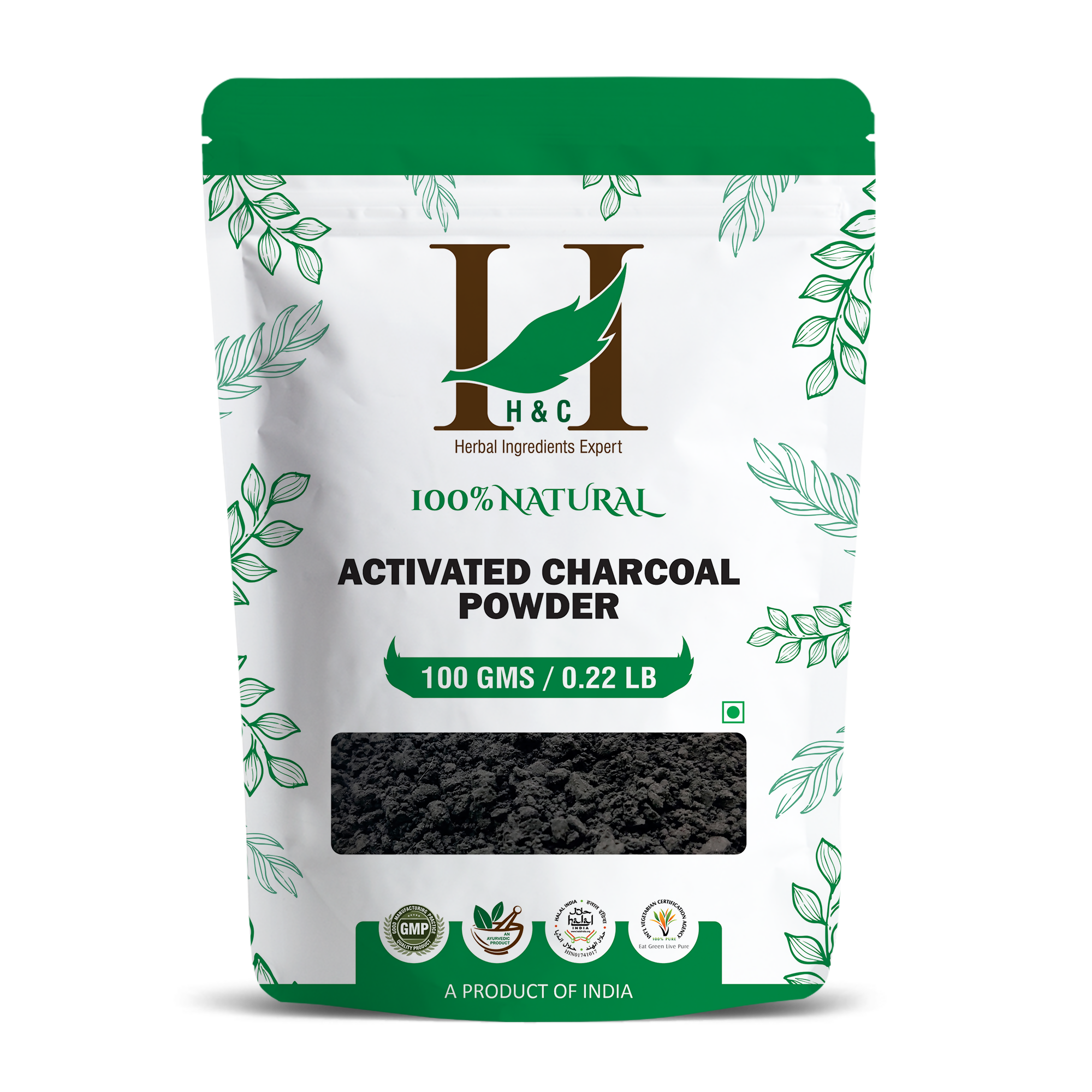 H&C Herbal Activated Charcoal Powder | Grocsy