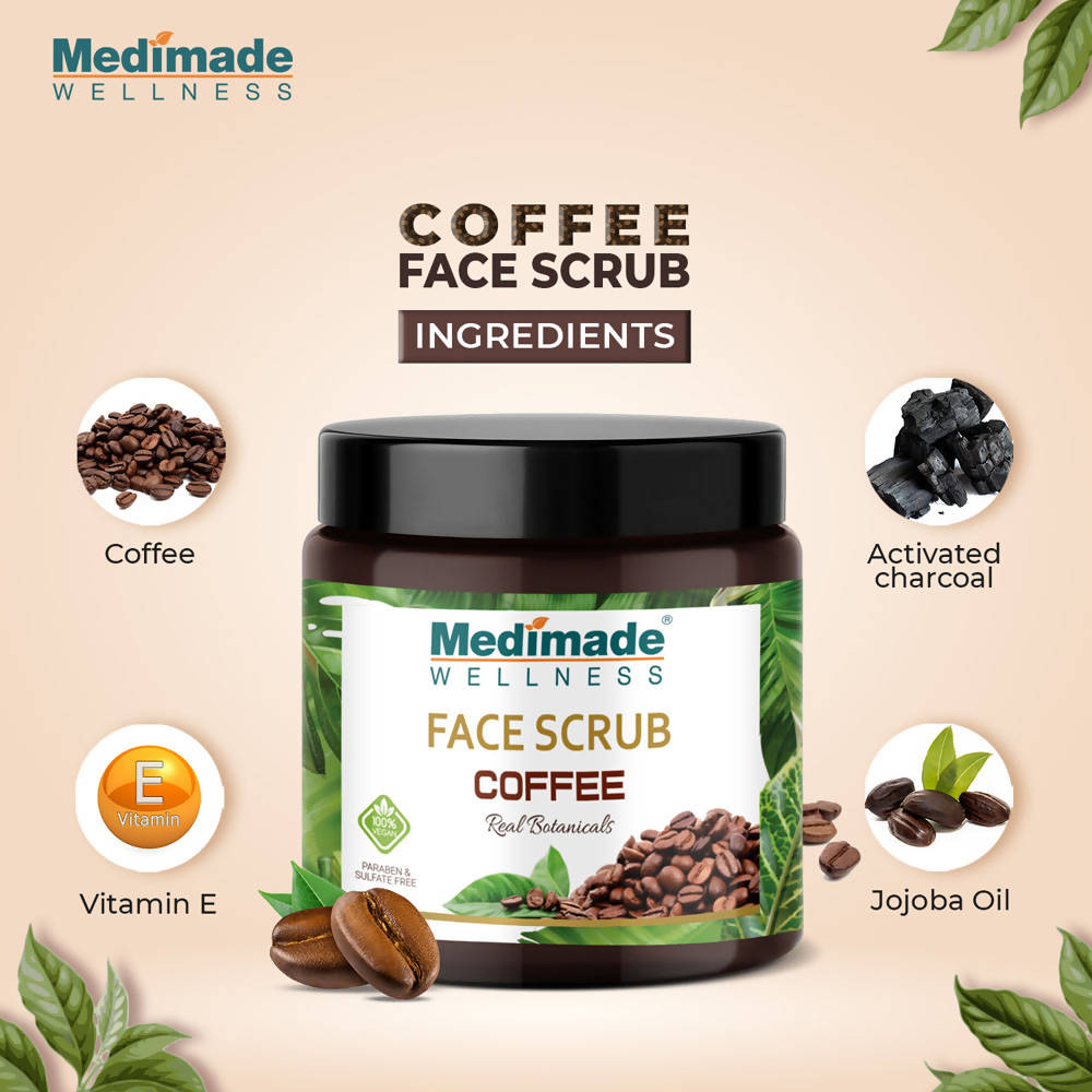 Medimade Wellness Coffee Face Scrub | Grocsy