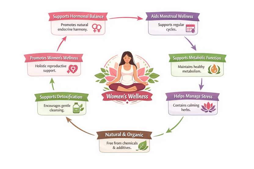 VedaRasa PCOS & PCOD Herbal Tea | Grocsy