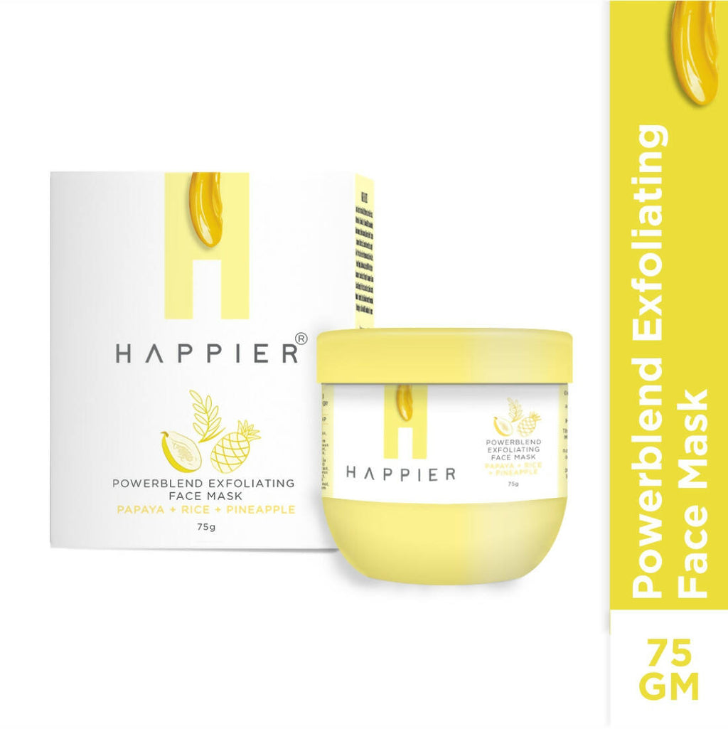 Happier Powerblend Exfoliating Face Mask | Grocsy