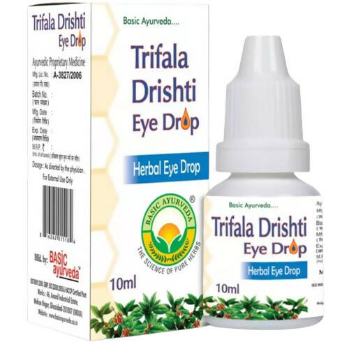 Basic Ayurveda Trifala Drishti Eye Drops | Grocsy