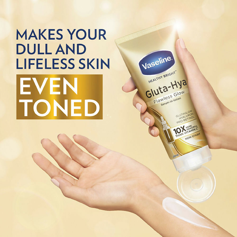 Vaseline Gluta Hya & Sun Protect Calming Body Serum Combo | Grocsy