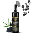 Khadi Natural Activated Bamboo Charcoal Foaming Face Wash With In- Built Face Brush | Grocsy