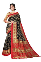 Vamika black Printed Art Silk Saree | Grocsy