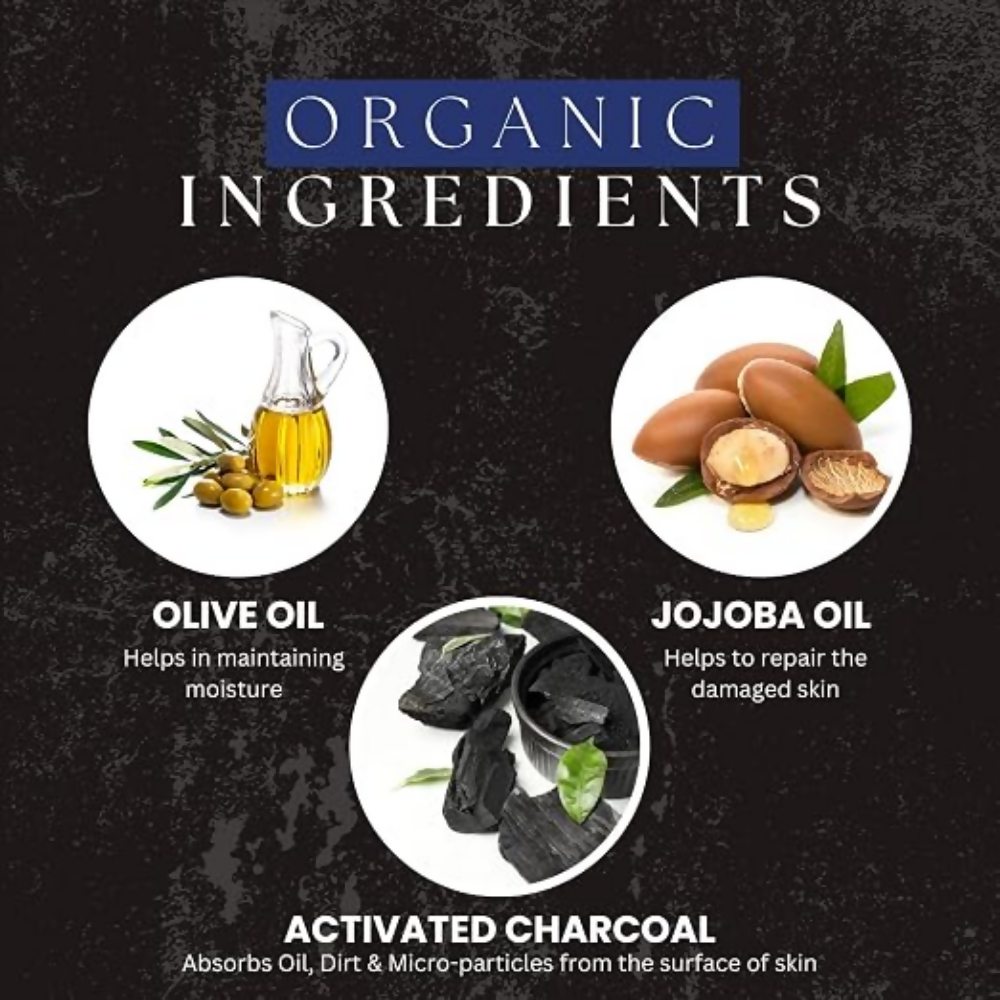 Amazing Earth Activated Charcoal Face Scrub for Men | Grocsy