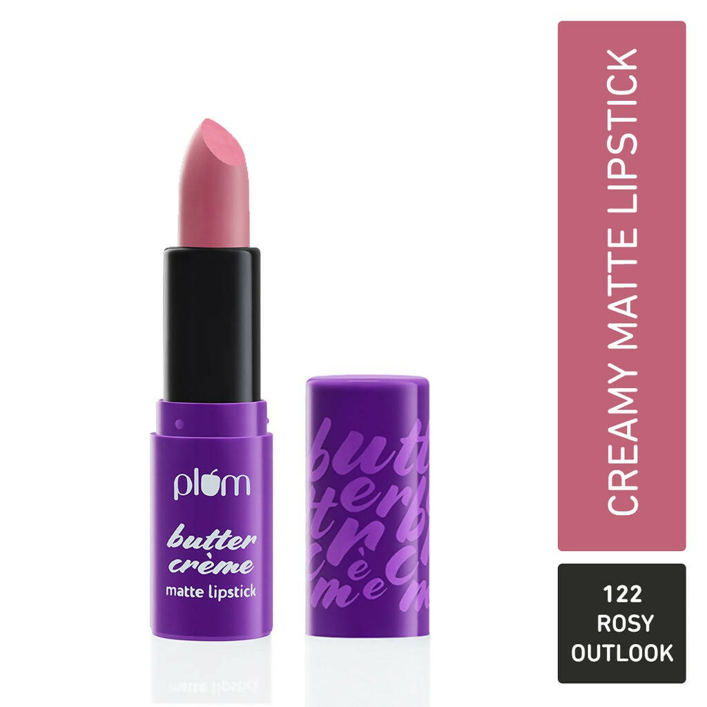 Plum Butter Crème Matte Lipstick Rosy Outlook - 122 (Mauve) | Grocsy