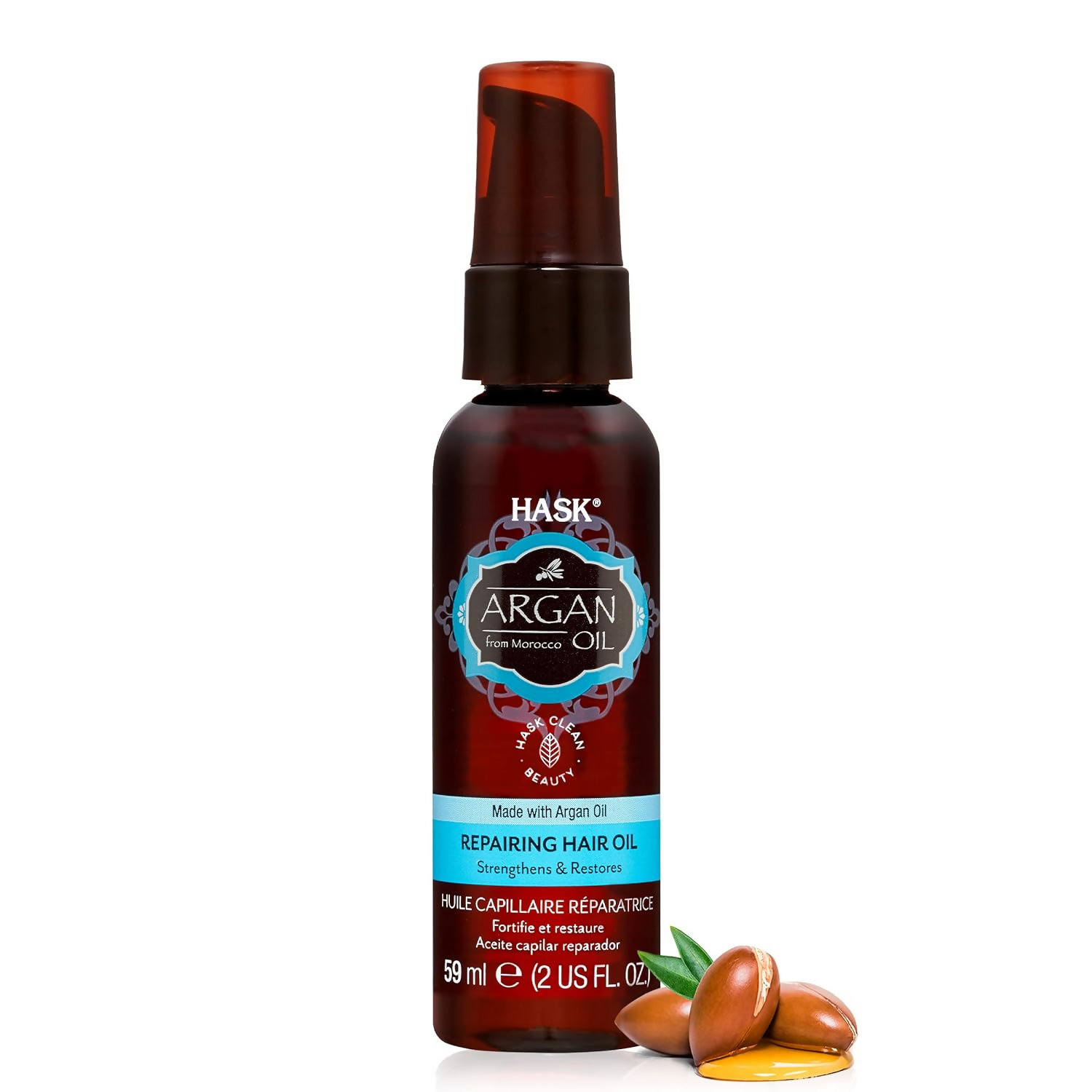 HASK Argan Oil Repairing Hair Oil | Grocsy