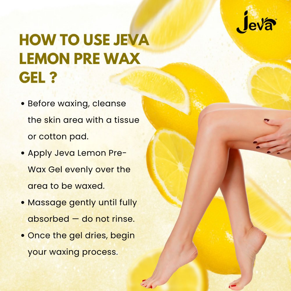 Jeva Pre Wax Lemon Gel | Grocsy