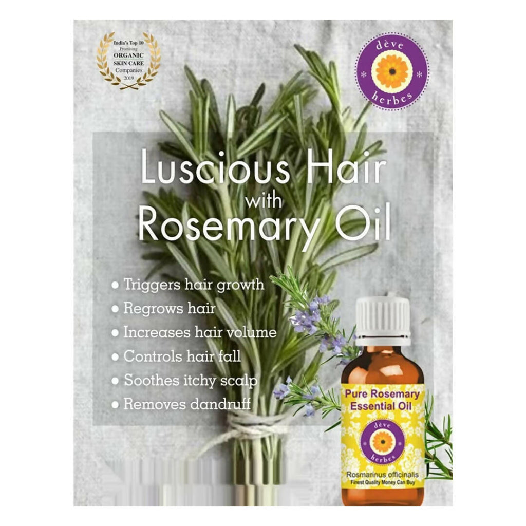 Deve Herbes Pure Rosemary Essential Oil | Grocsy