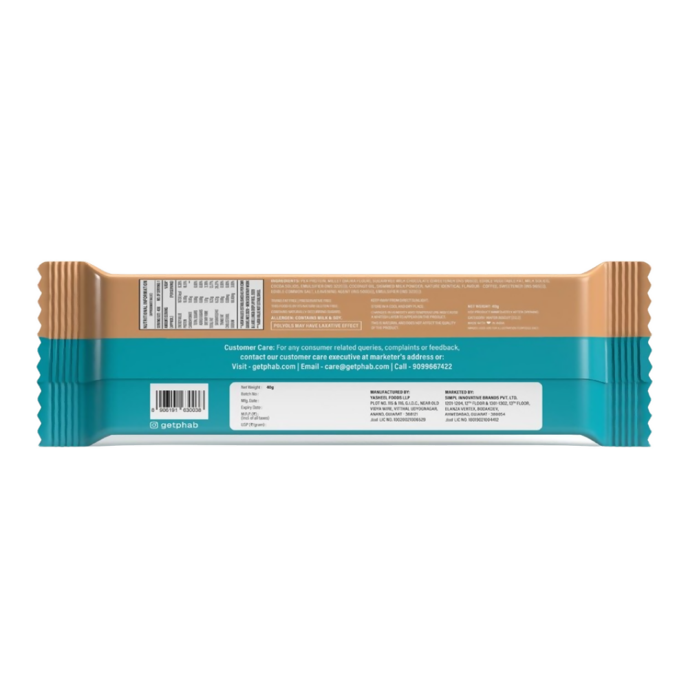 Phab Millet Wafers - Mocha Latte Protein Wafer Chocolate | Grocsy