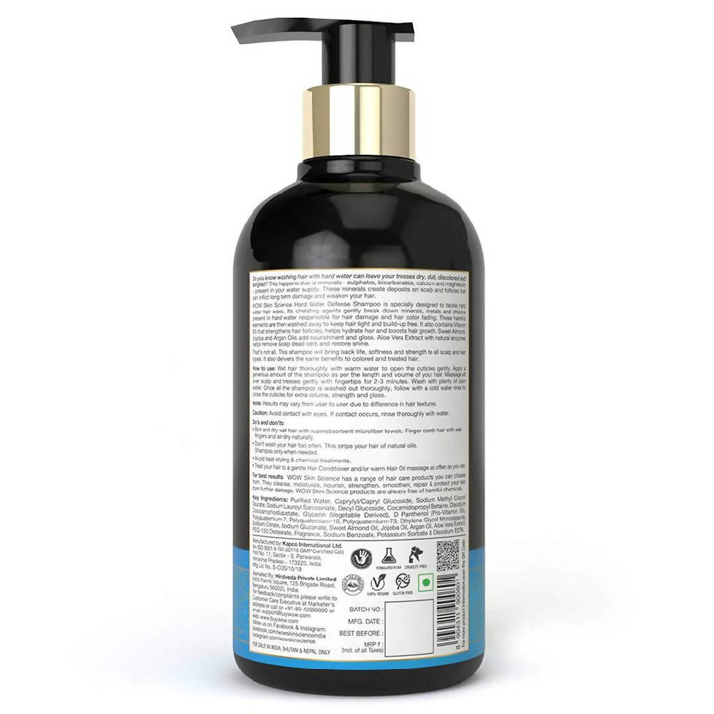 Wow Skin Science Hard Water Defense Shampoo | Grocsy