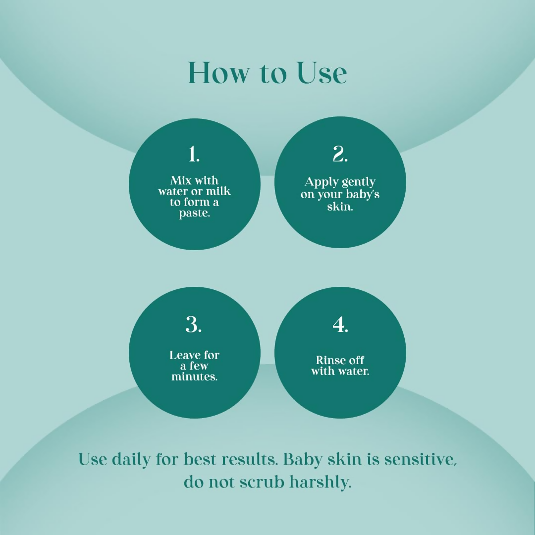 O'Mumsie Secret Glow Skin Brightening Baby Ubtan | Grocsy