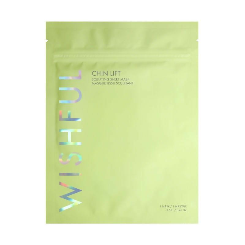 Wishful By Huda Beauty Chin Lift Sculpting Sheet Mask - Korean Skincare | Grocsy