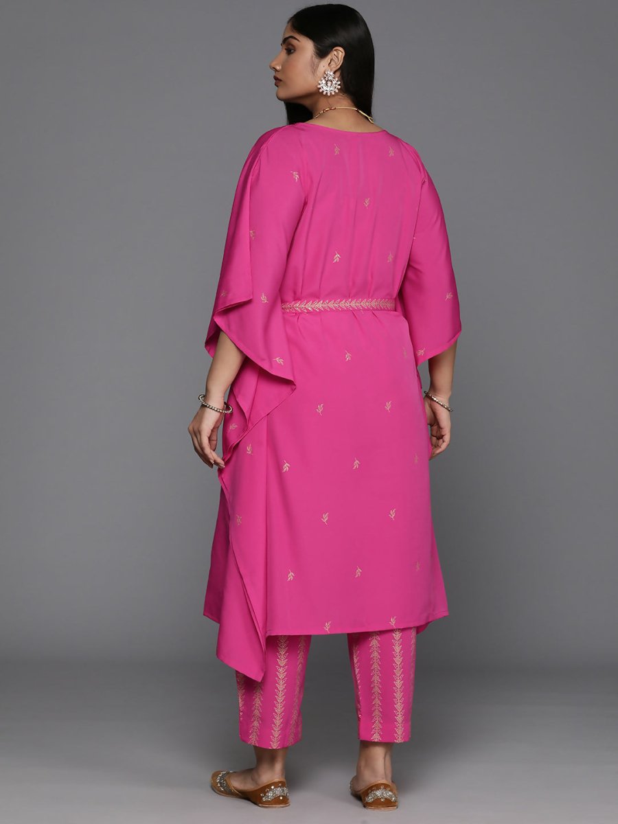 Ahalyaa Women's Traditional wear Kurta Set - Pink | Grocsy
