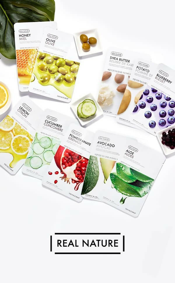 The Face Shop Real Nature Honey Face Mask - Korean Skincare | Grocsy