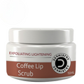 Dermistry Exfoliating Lightening Coffee & Sugar Lip Scrub for Dark Dry Chapped Lips & Pigmentation | Grocsy