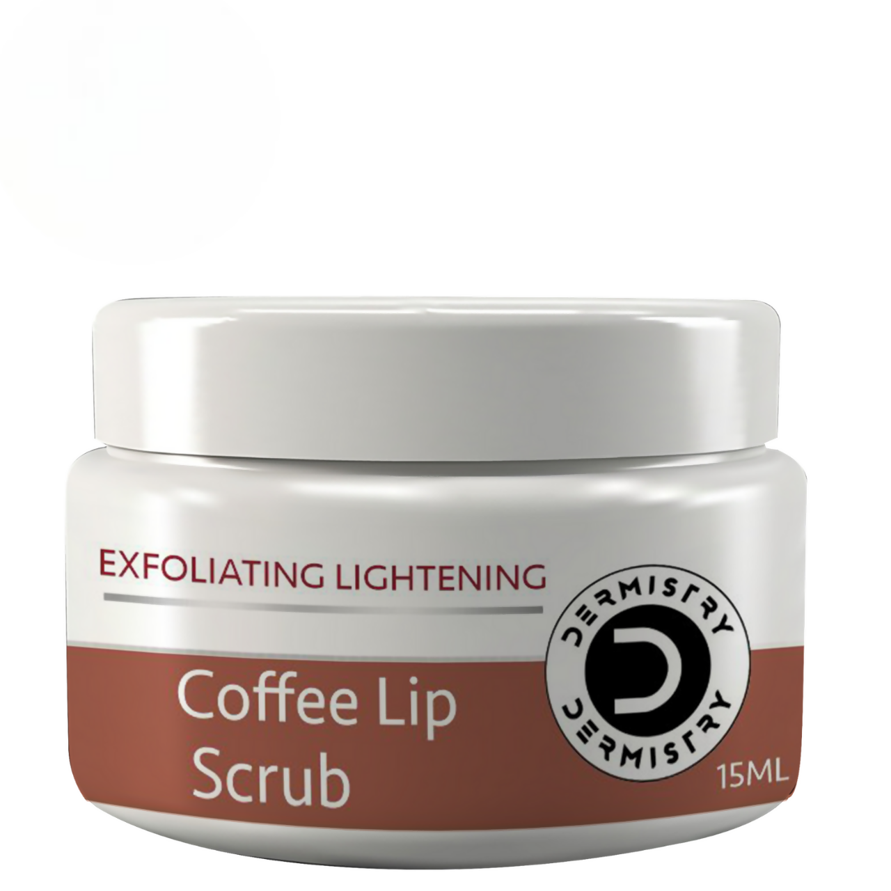 Dermistry Exfoliating Lightening Coffee & Sugar Lip Scrub for Dark Dry Chapped Lips & Pigmentation | Grocsy